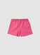 Girls&rsquo; pink pure cotton shorts, regular fit_1