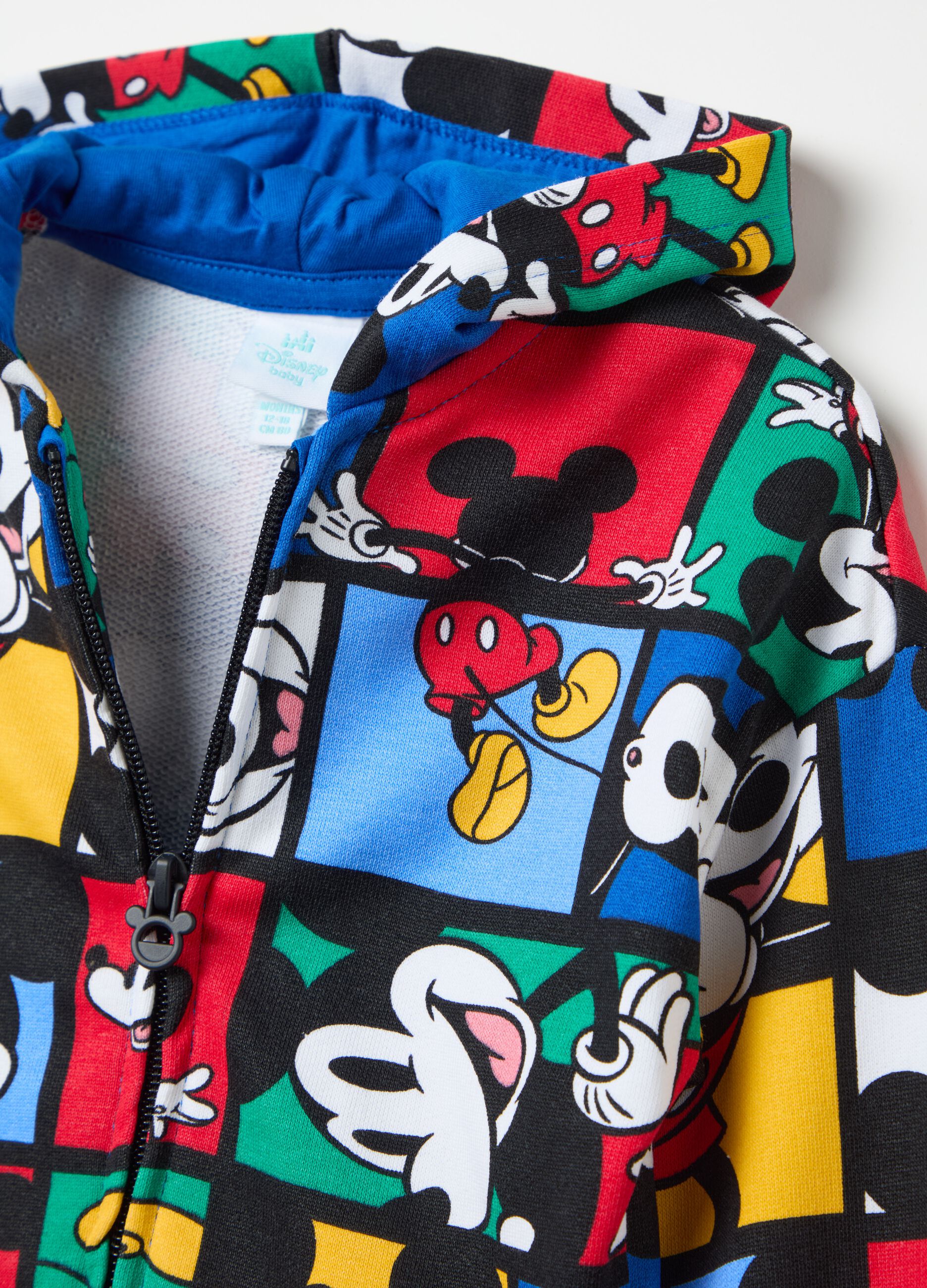 Jogging set in French Terry with Mickey Mouse print