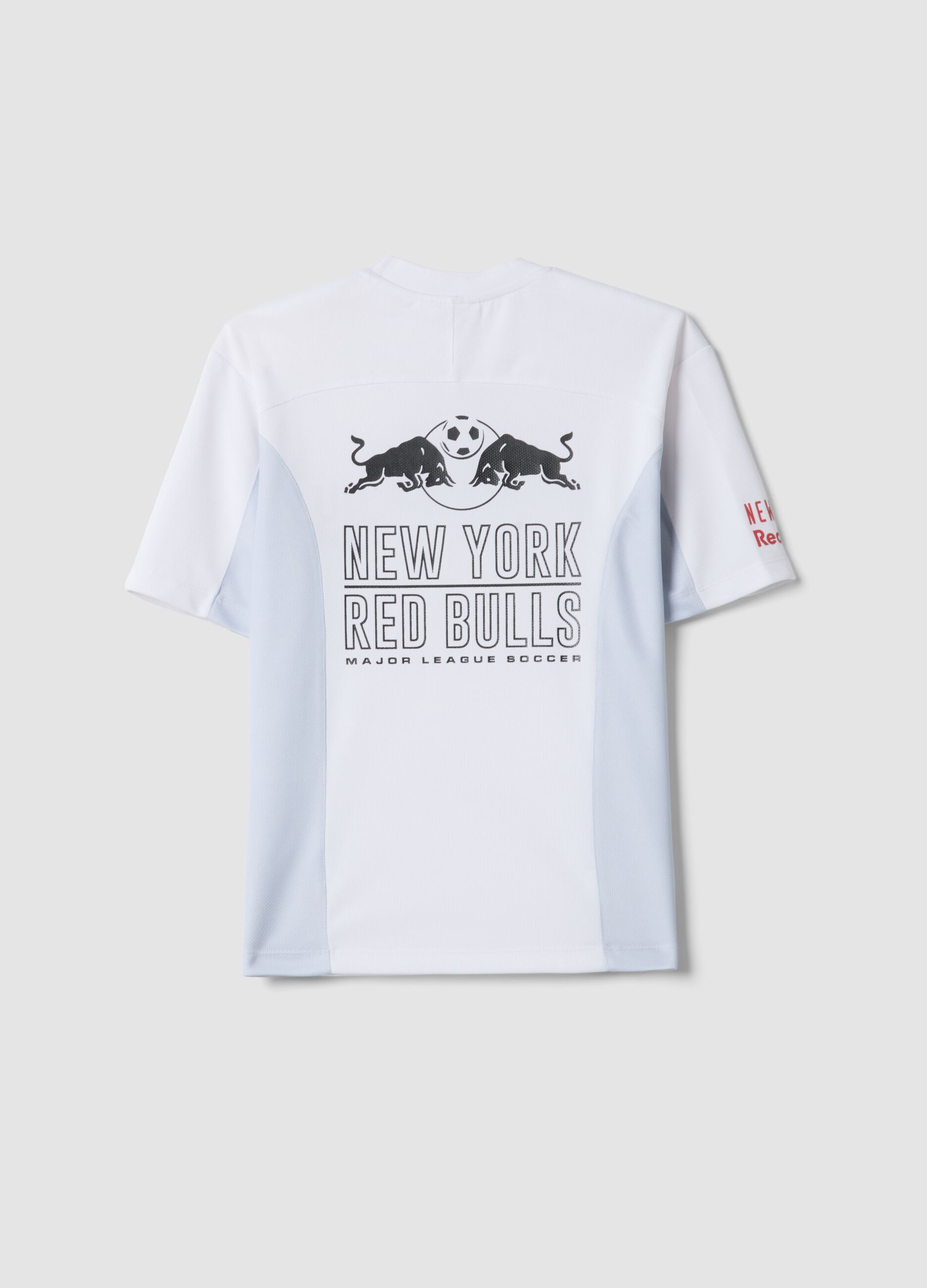White oversized fit T-shirt with Red Bulls logo