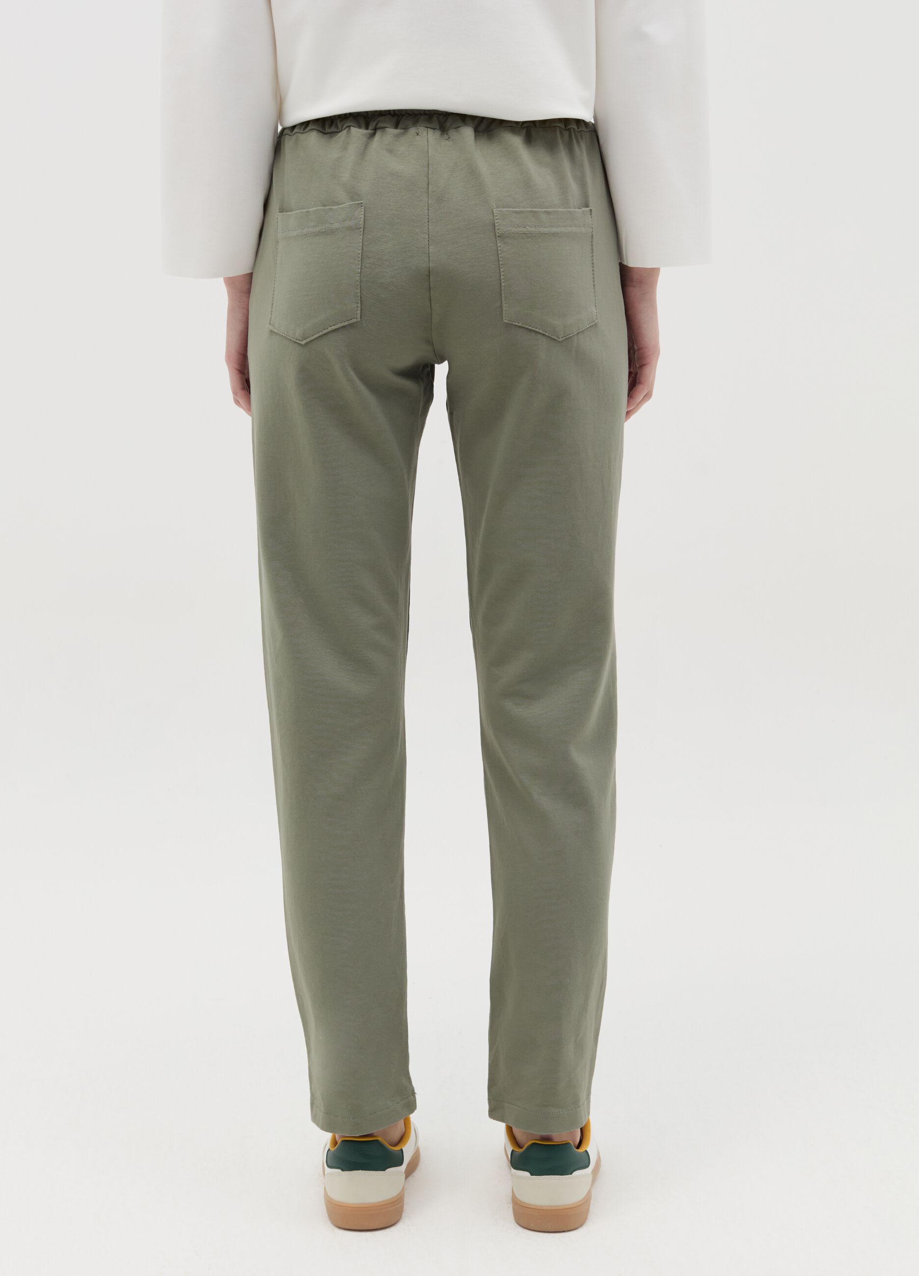 Pantalone jogger con tasche zip