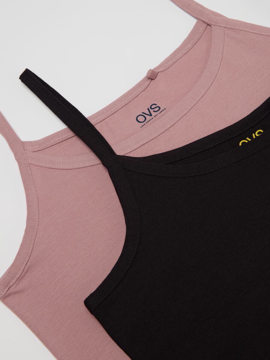 Two-pack vests with round neck_5