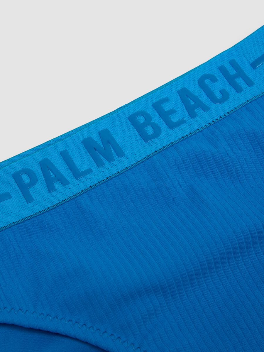 Bikini blu in tessuto elasticizzato_3