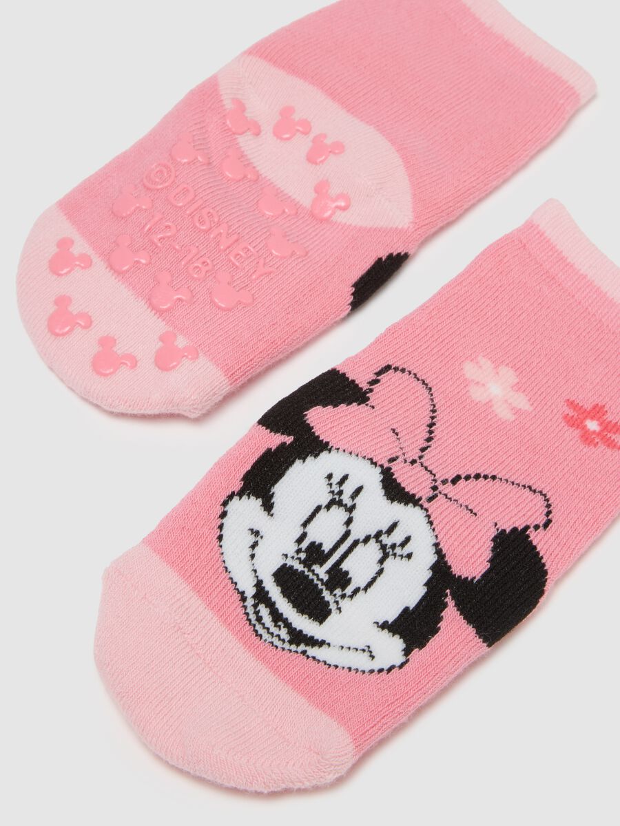 Pack of newborn pink socks in regular fit cotton blend_2