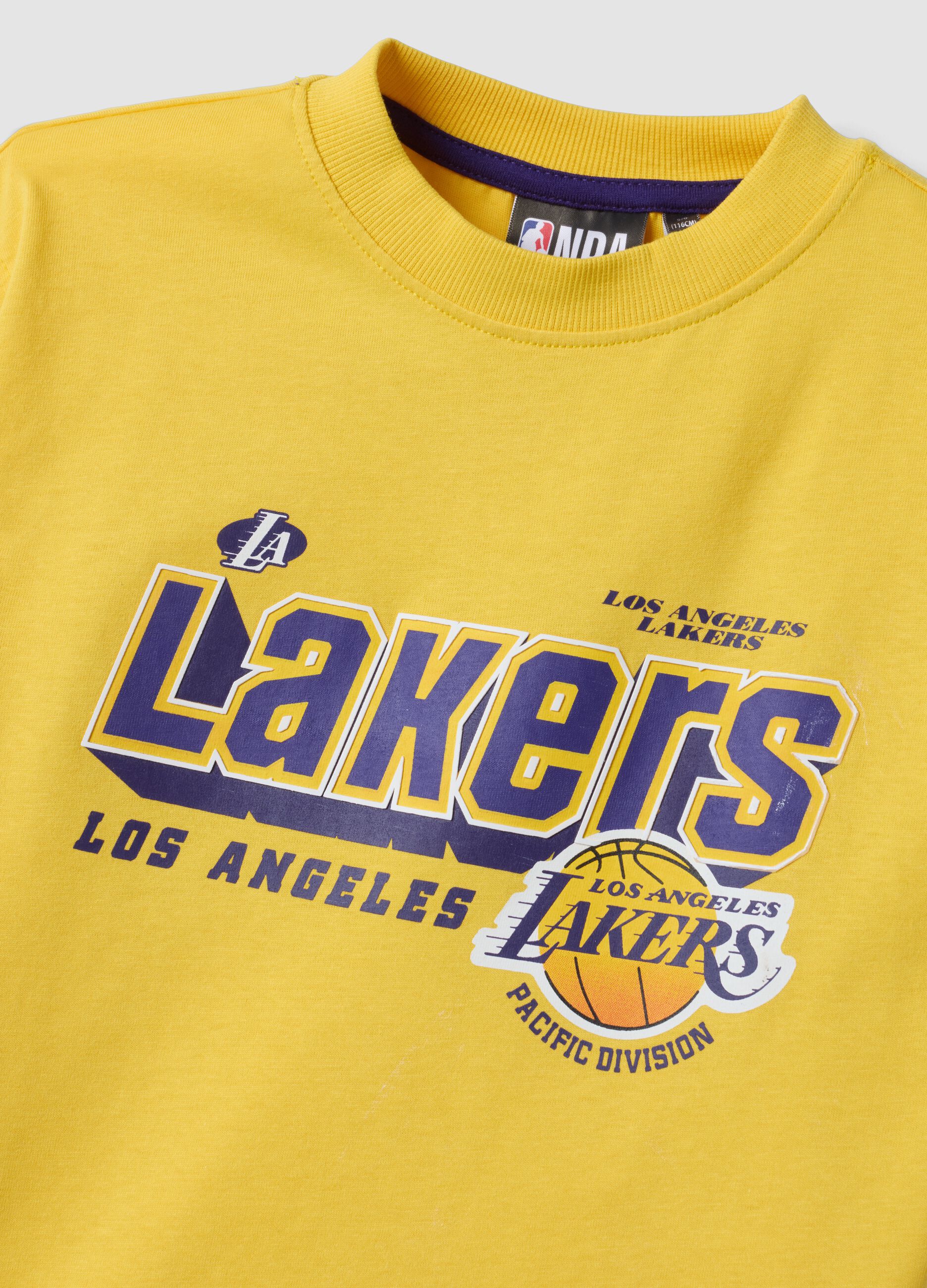 Yellow short-sleeved pure cotton T-shirt