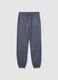 Boys' Blue Jogger Trousers in Pure Cotton with Oversized Fit_3