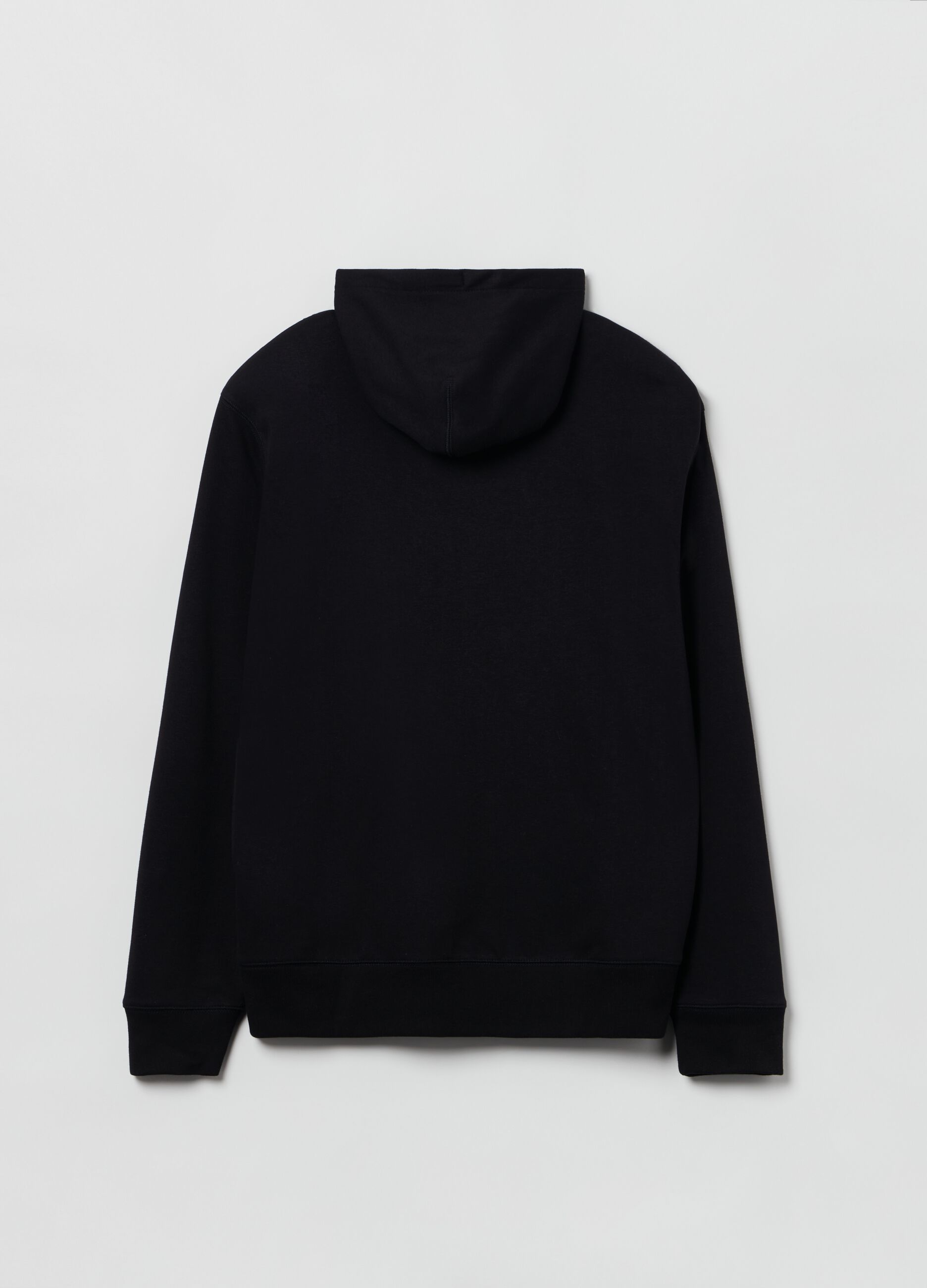 Full-zip in French Terry con cappuccio