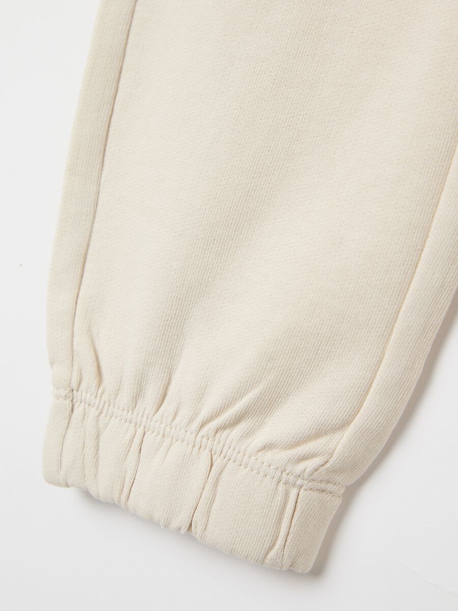 French Terry joggers with drawstring and print_3