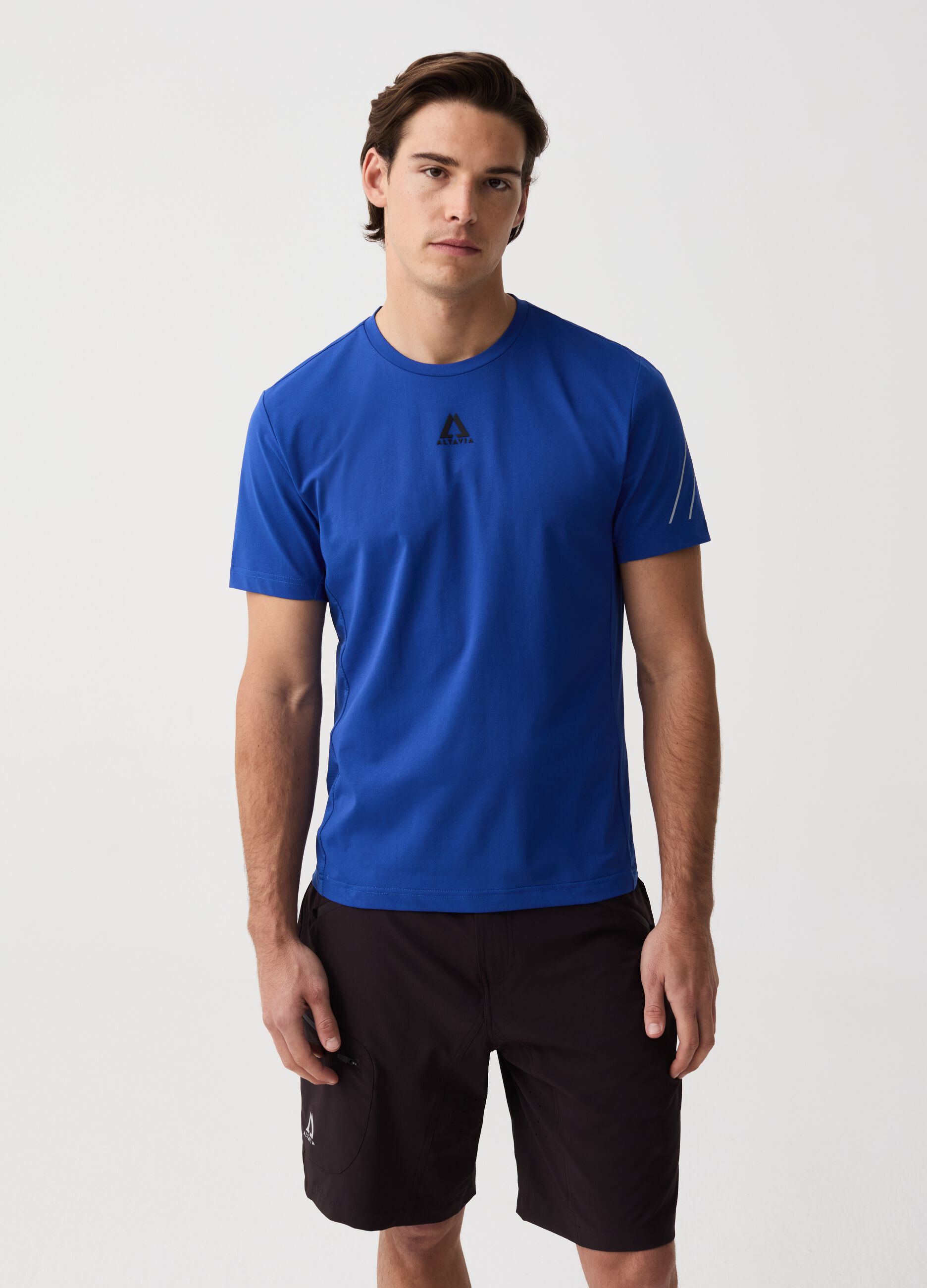 Altavia T-shirt in technical fabric with print