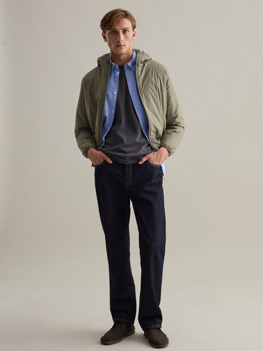 Full-zip down jacket with hood_1