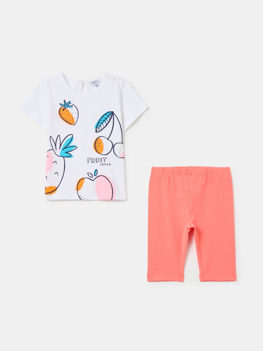 Jogging set con stampa frutta_0