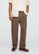Brown Linen and Cotton Trousers_1