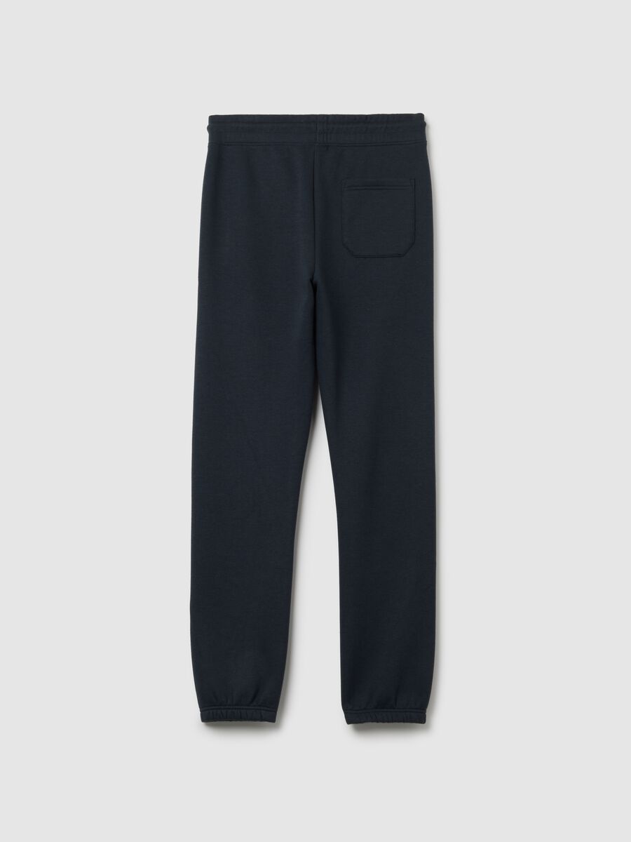 Children's blue cotton blend regular fit trousers Miami Heat_4