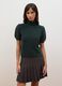 Maglia verde dolcevita in viscosa elasticizzata_2