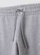 Grey cotton-blend joggers with logo_5