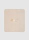 Beige Cotton Blend Baby Blanket_0