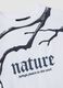 White pure cotton T-shirt with &ldquo;Nature&rdquo; print for boys_1