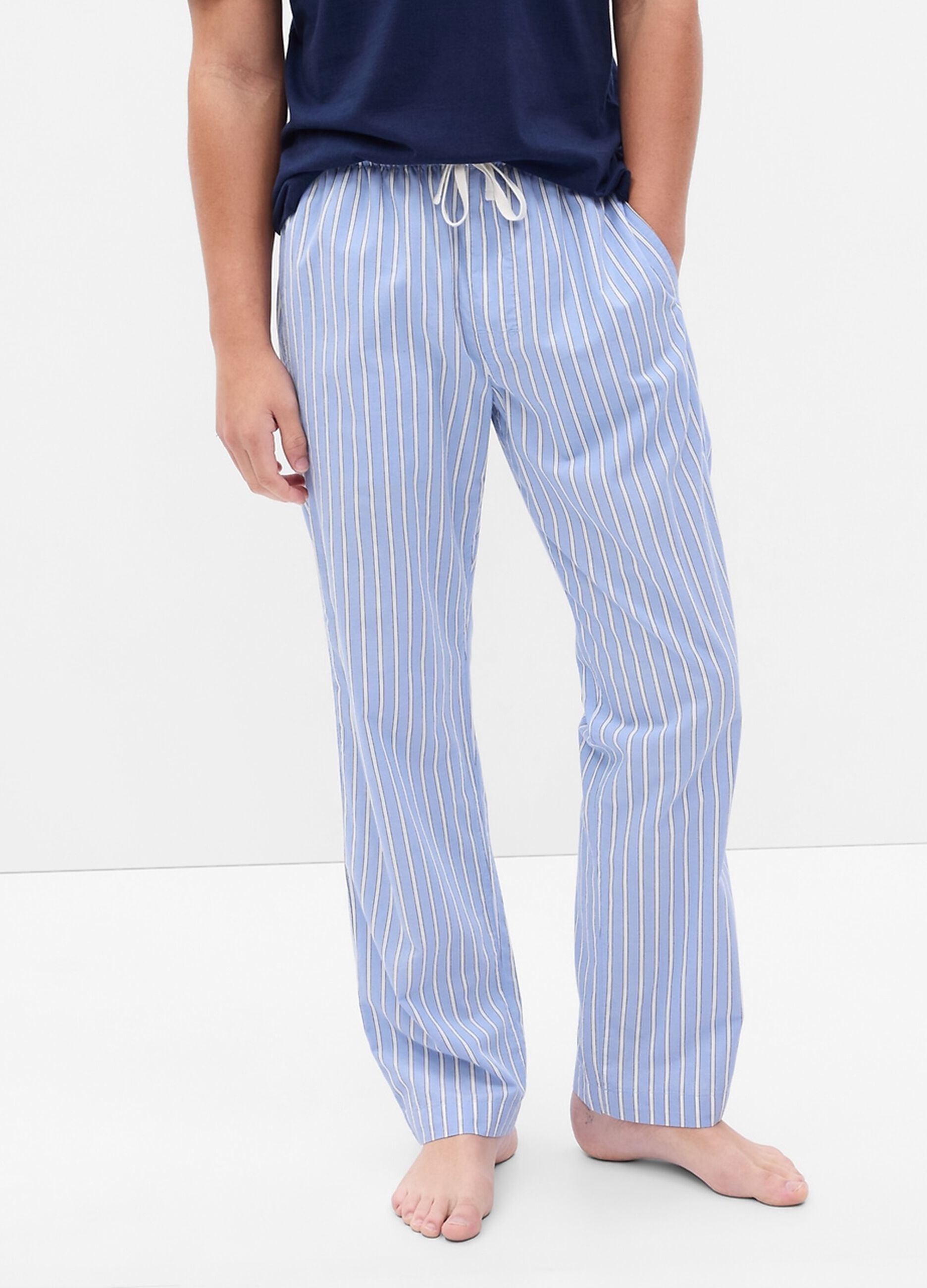 Pantalone pigiama lungo a righe