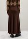 Brown Viscose Long Skirt_3