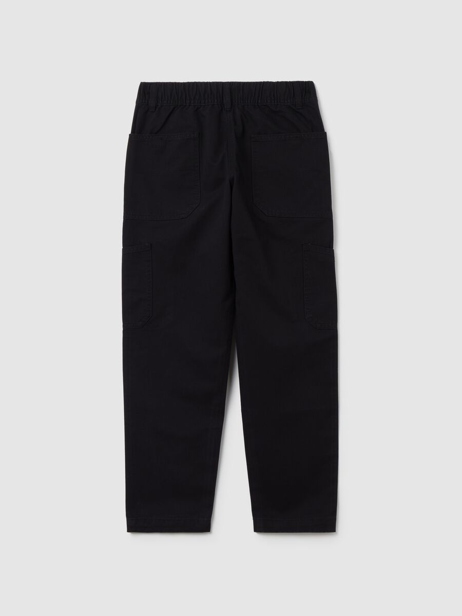 Cotton cargo trousers_4
