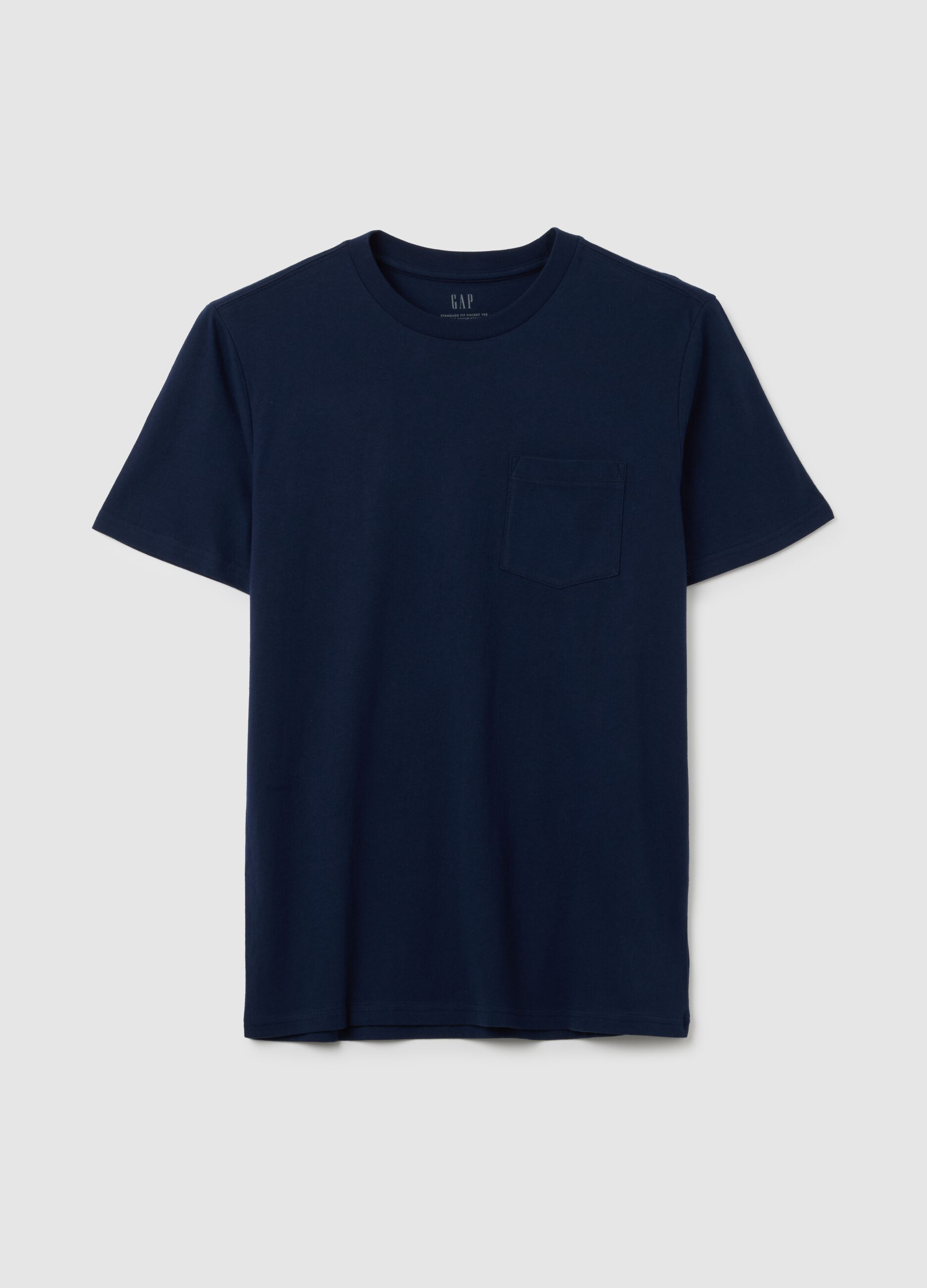 Cotton T-shirt with pocket