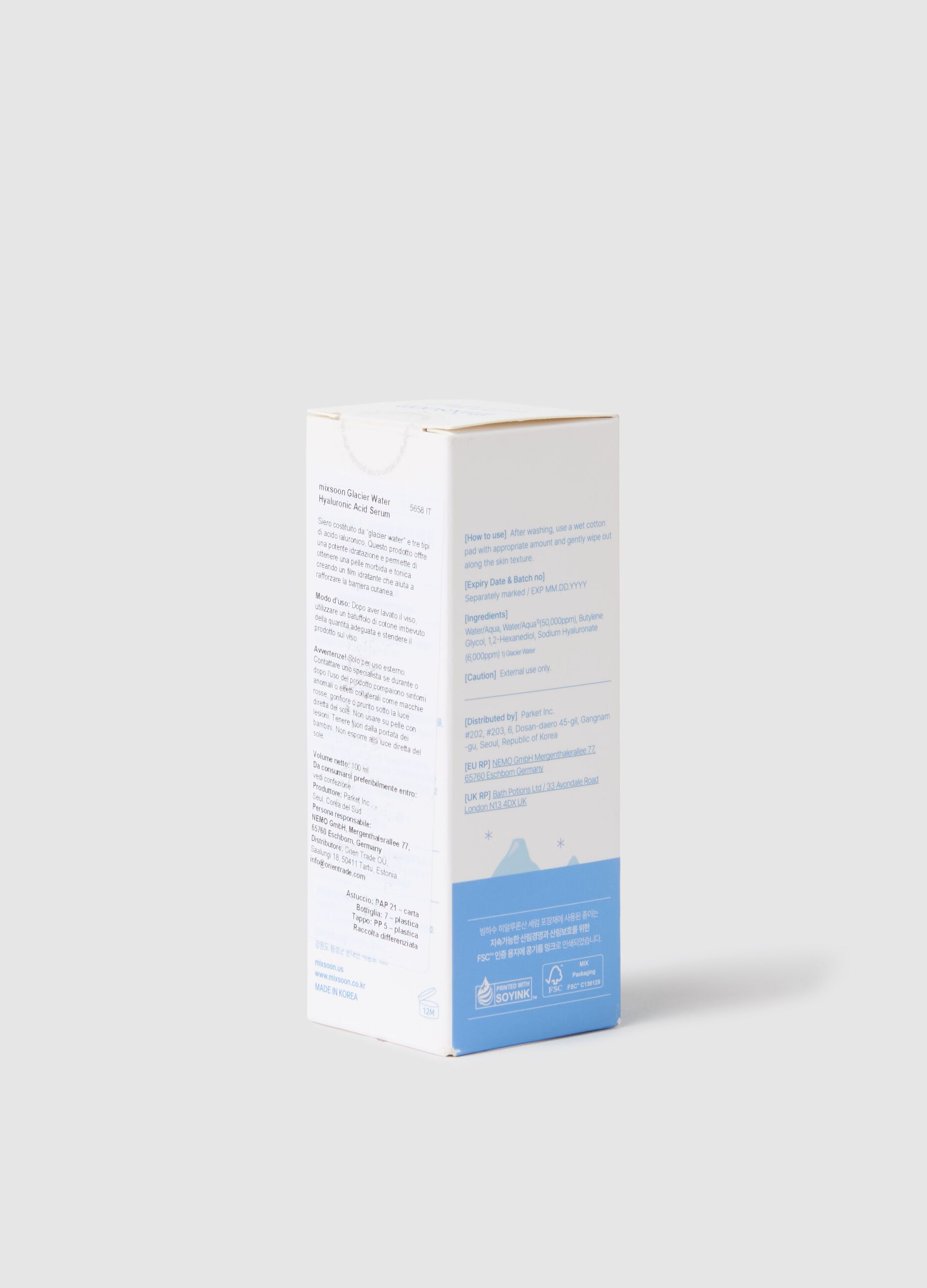 Glacier Water Hyaluronic Acid Serum 100ml - skincare coreana