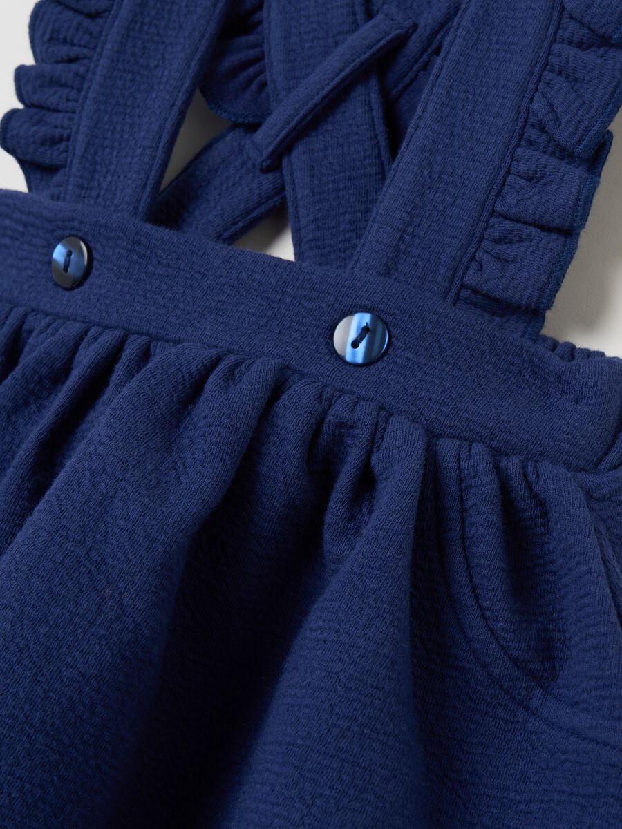 Pinafore in fleece with frills_2