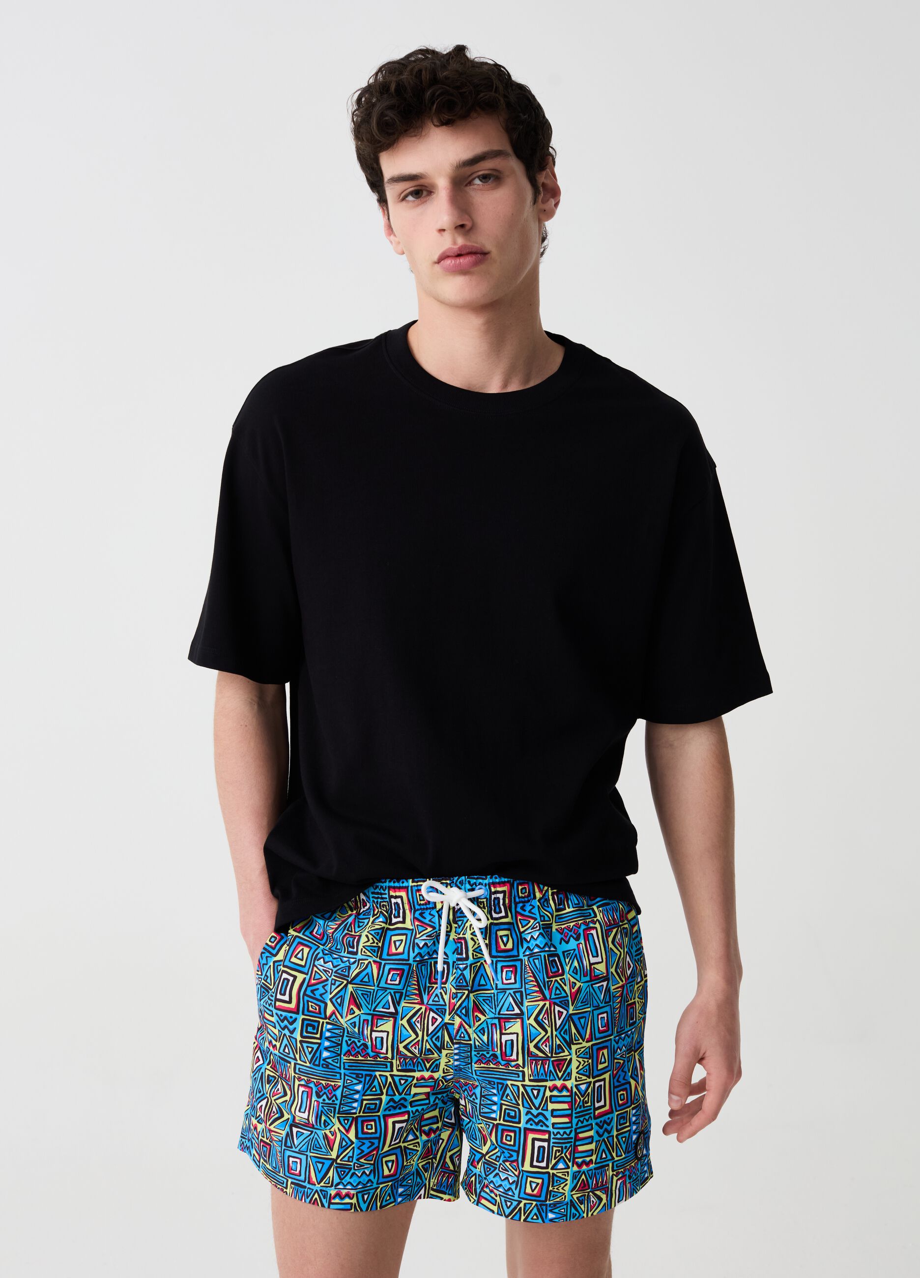 Ovs Costume boxer con coulisse e stampa