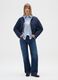Blue husky jacket regular fit_0