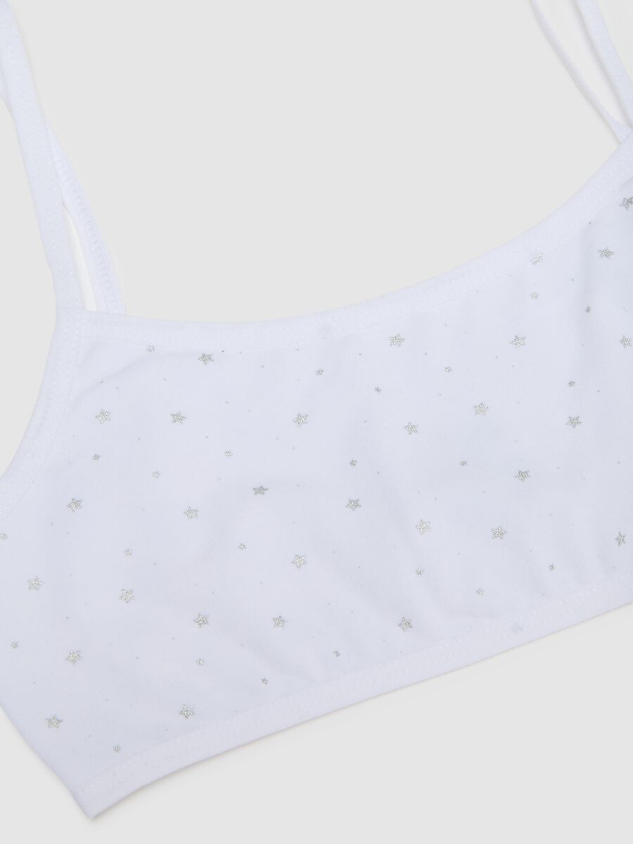 Girls' Bi-Pack White Stretch Cotton Bras_3