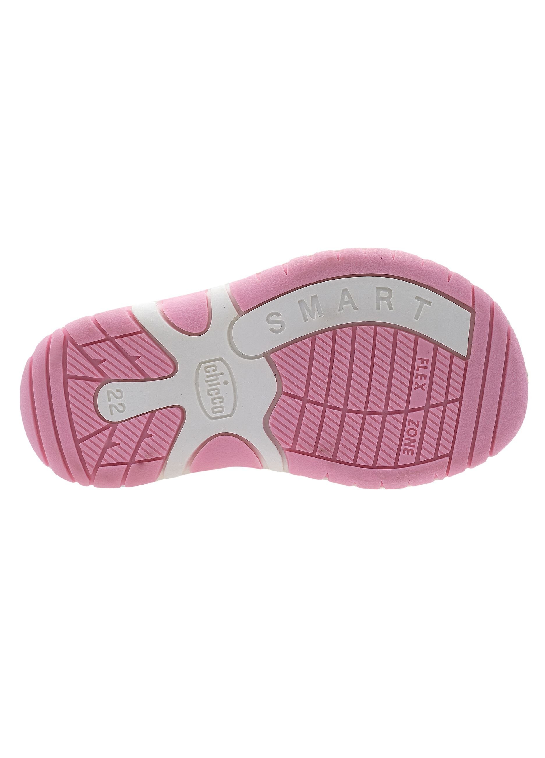 Multicolour girl sandals with velcro