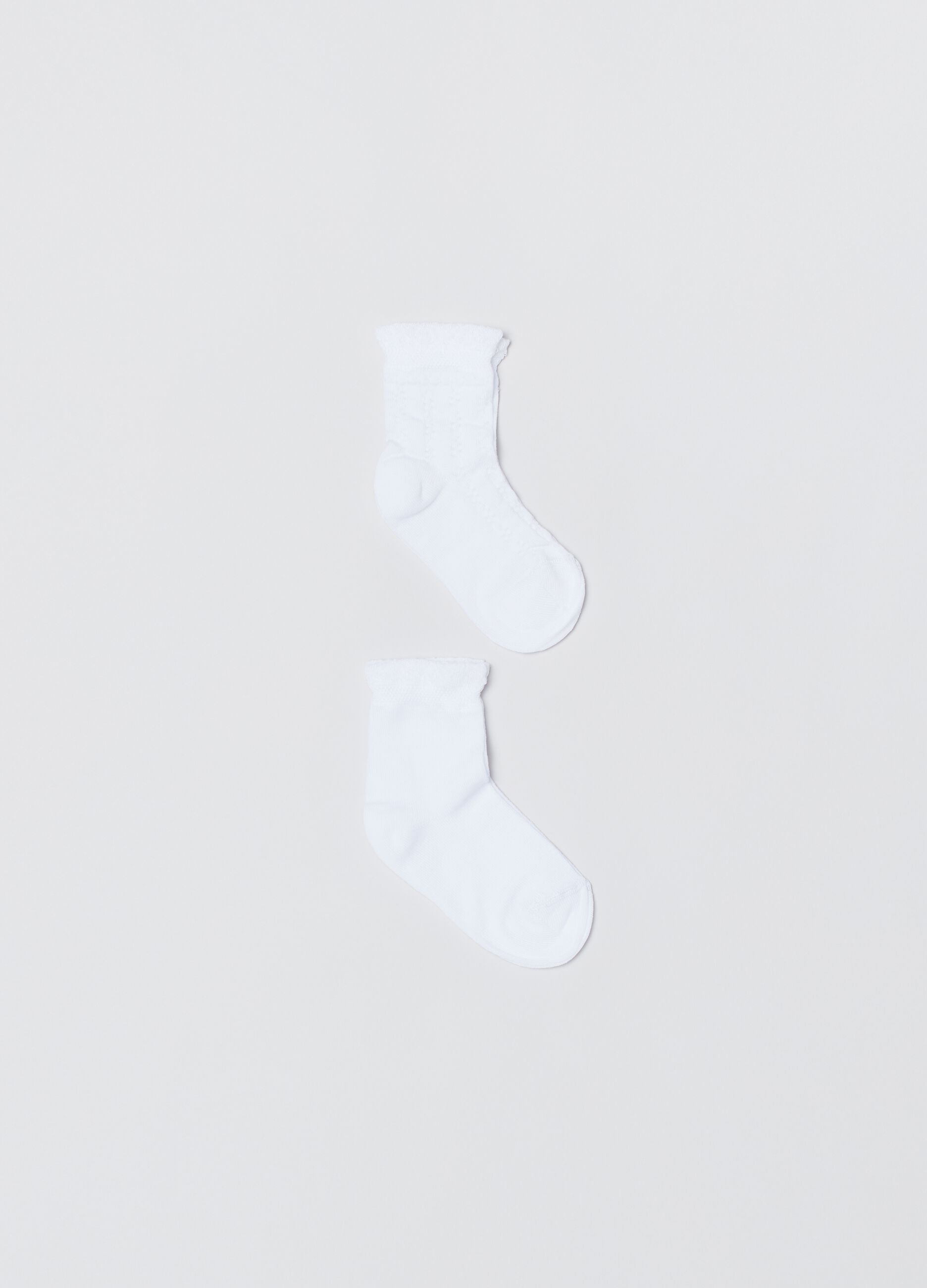 Bipack calze con orlo ondulato_0