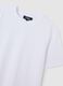 White pure cotton regular fit t-shirt_5