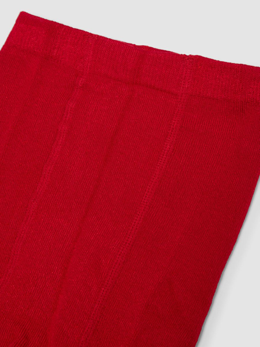 Red stretch tights_2