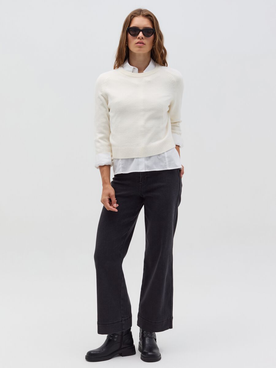 Stretch culotte jeans_0