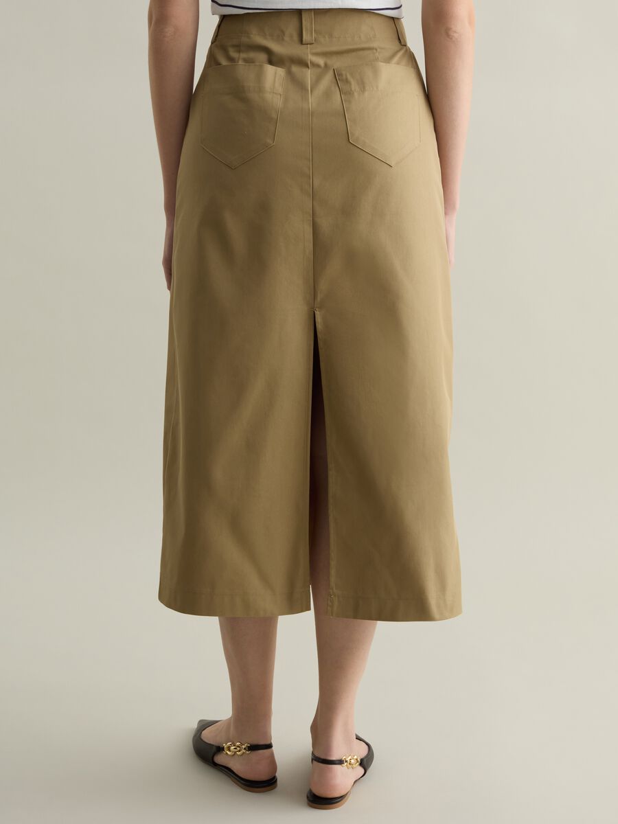 Midi skirt with pleats_2