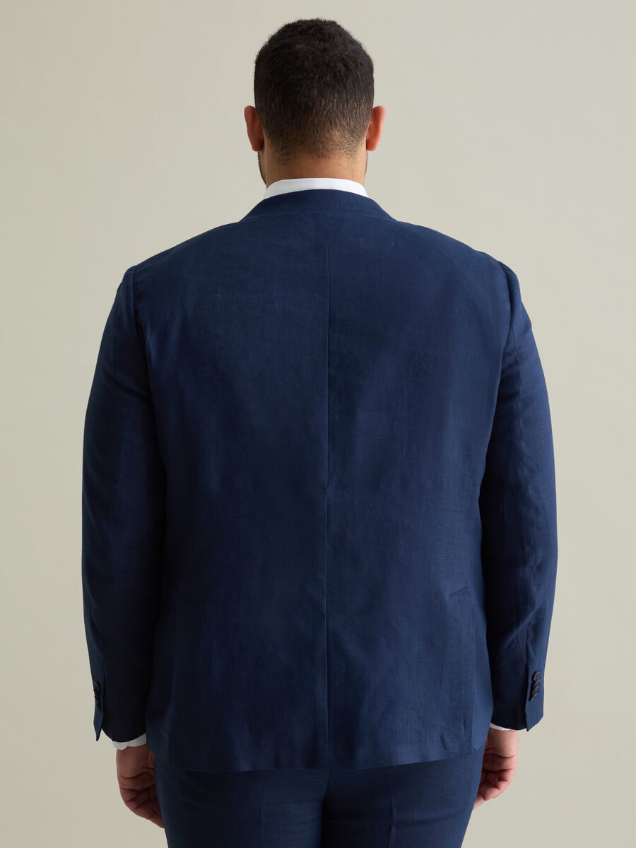 Oversized blazer in linen_2