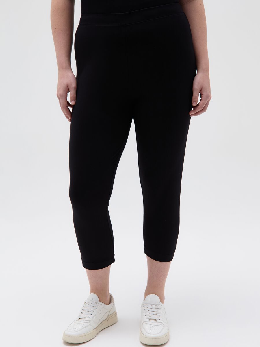 Essential Curvy crop stretch leggings_1