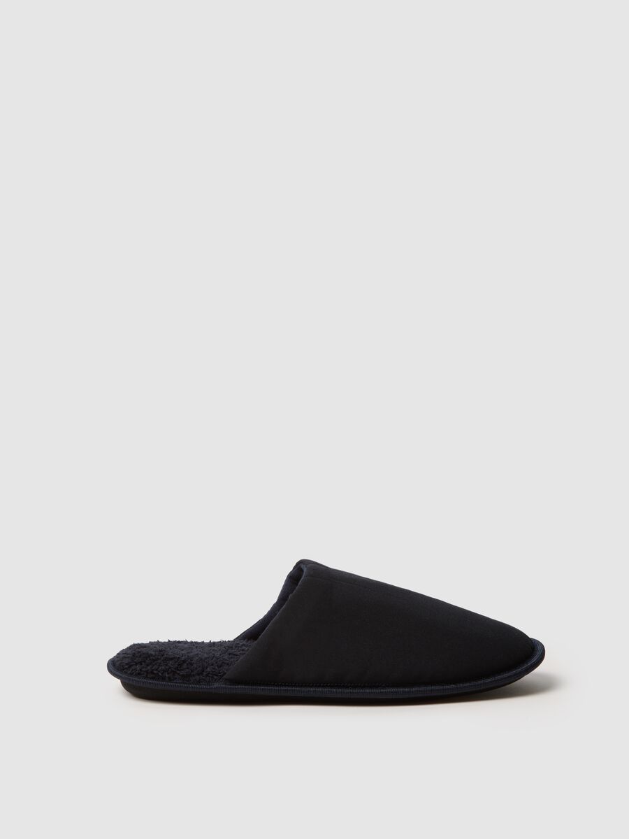 Pantofole blu con imbottitura interna_0