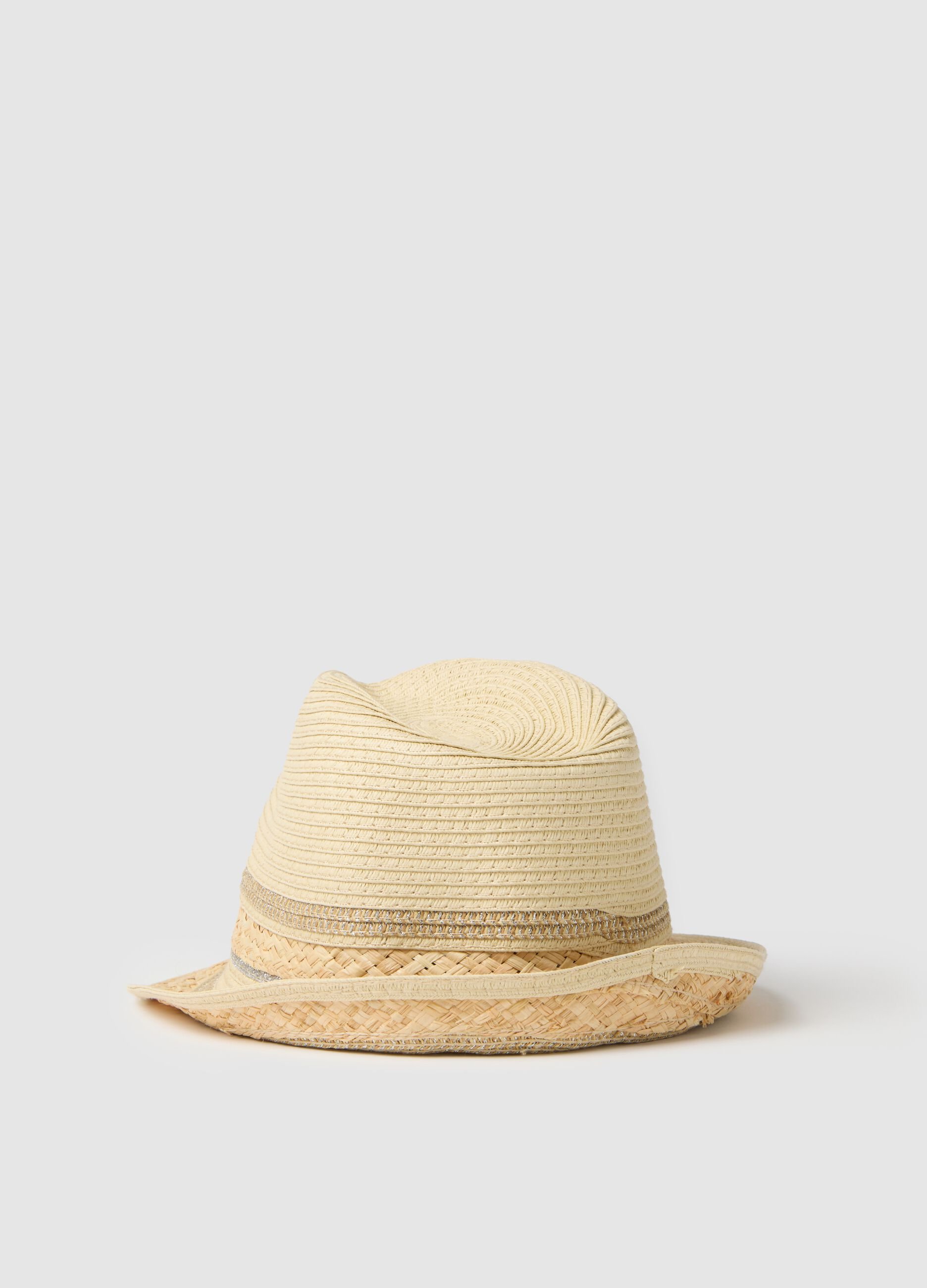 Light Beige Women's Straw Hat