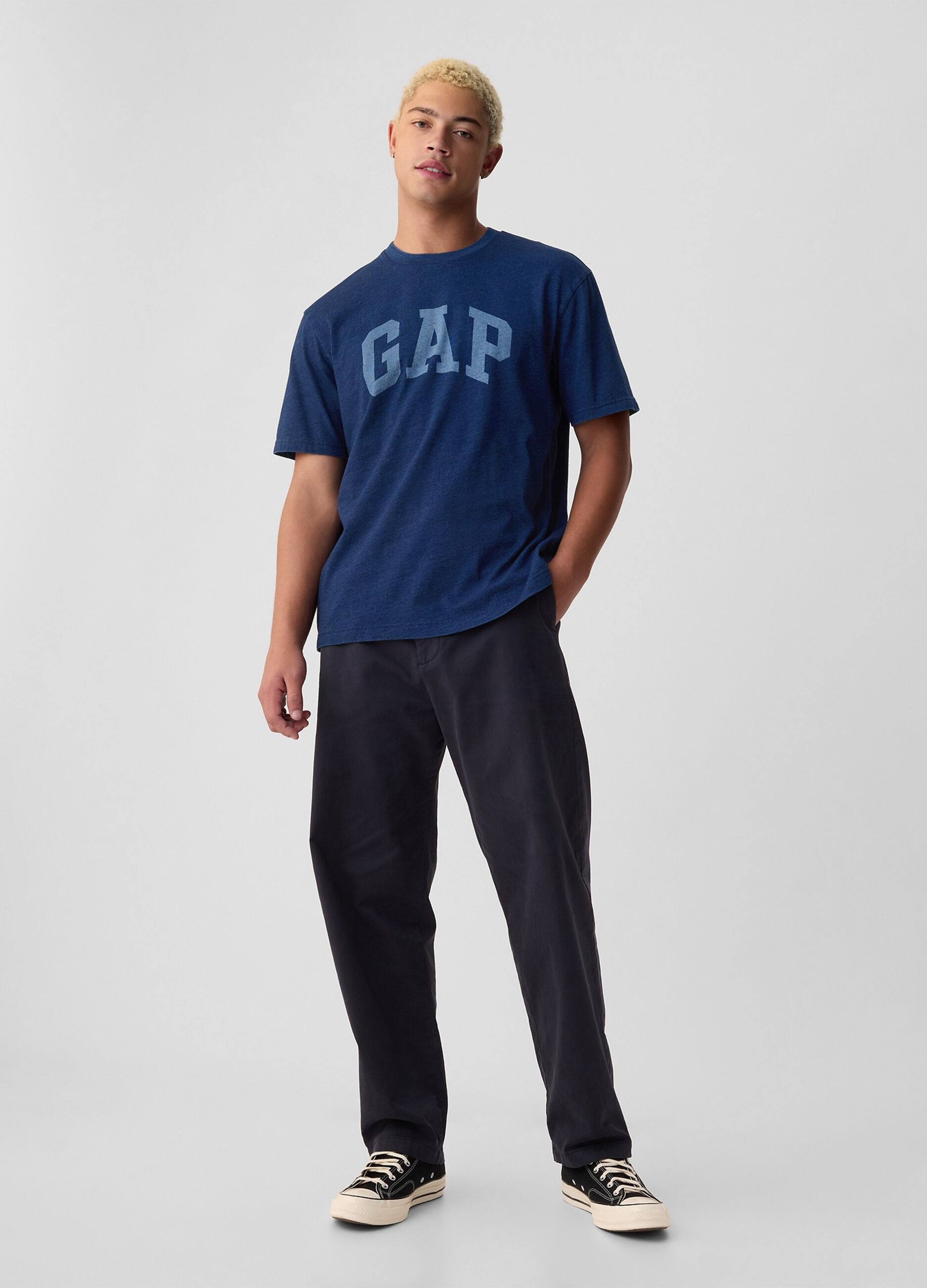 Relaxed-fit T-shirt with logo print