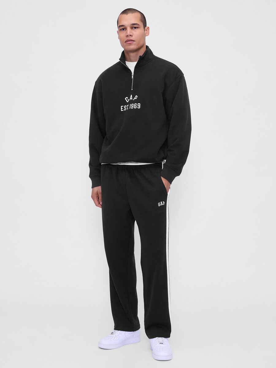 Black jogger trousers_0