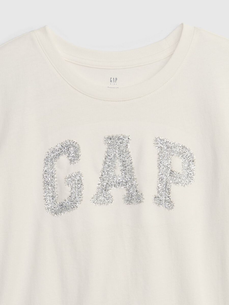 T-shirt in cotone con logo_3