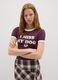 Bordeaux stretchy cotton women's T-shirt_1