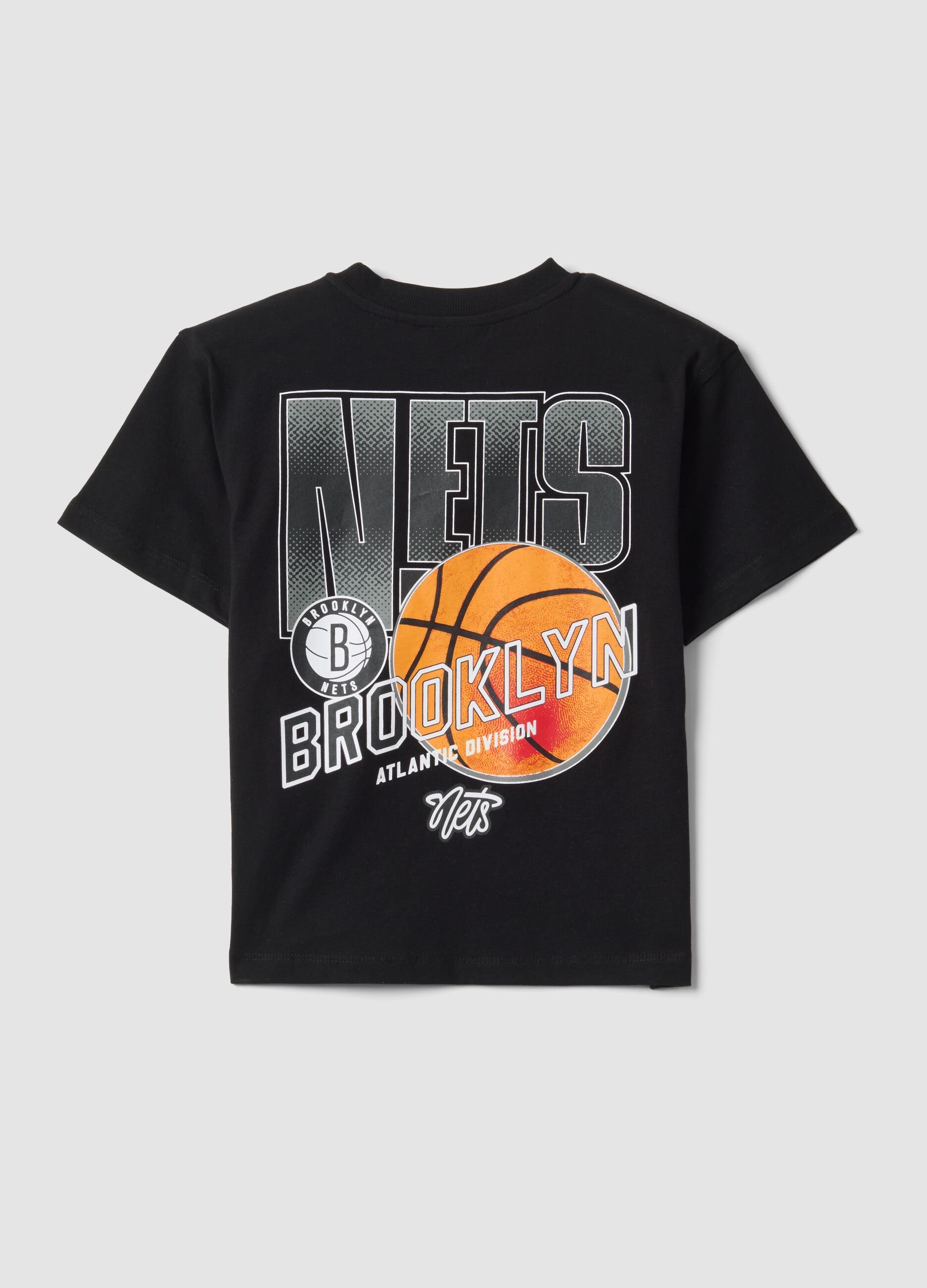 Black pure cotton short-sleeve T-shirt