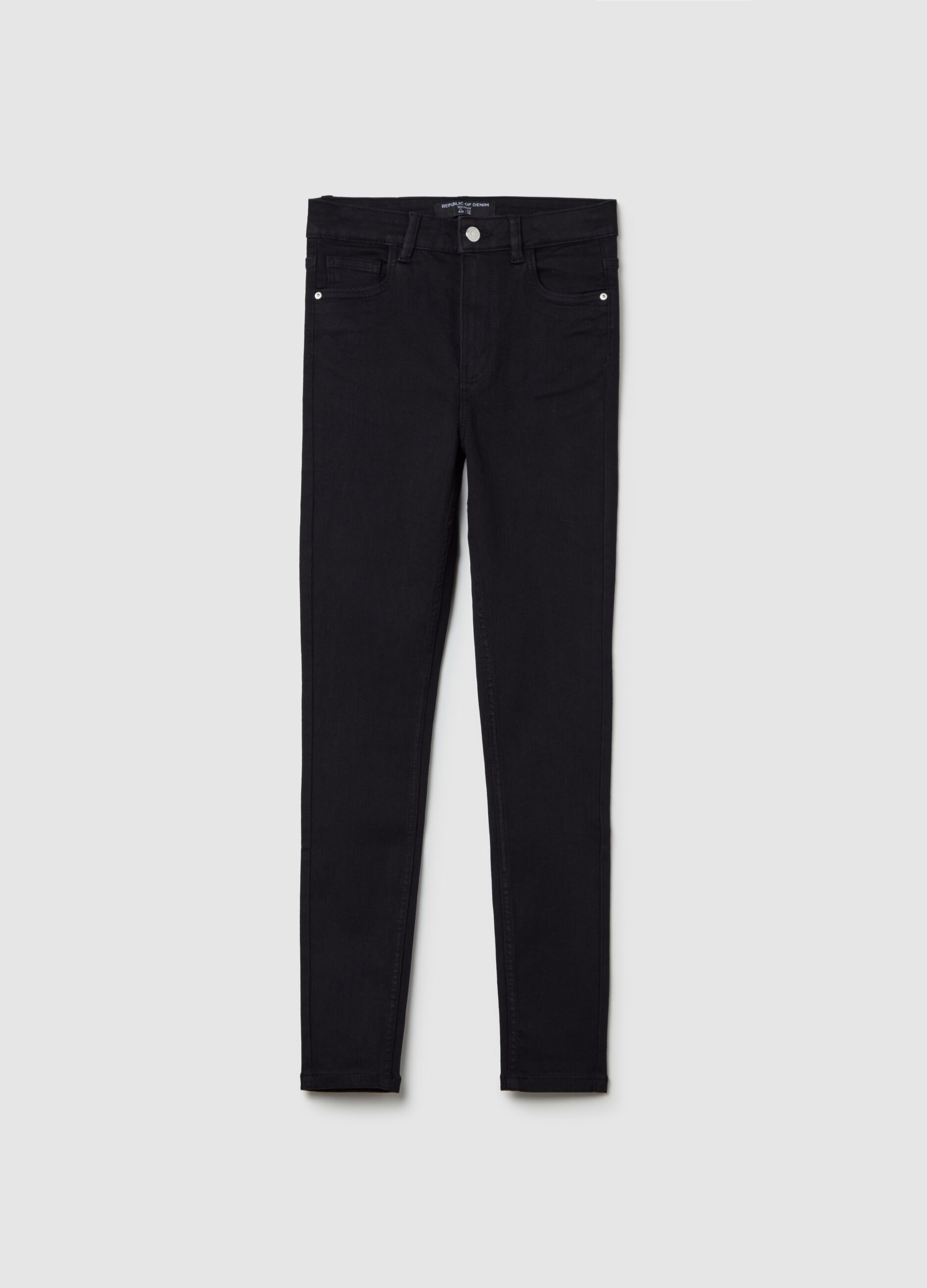 Jeans skinny fit a vita alta