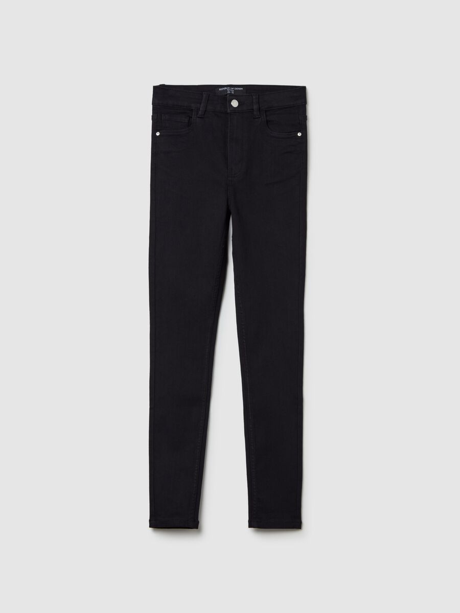 Skinny-fit high rise jeans_4