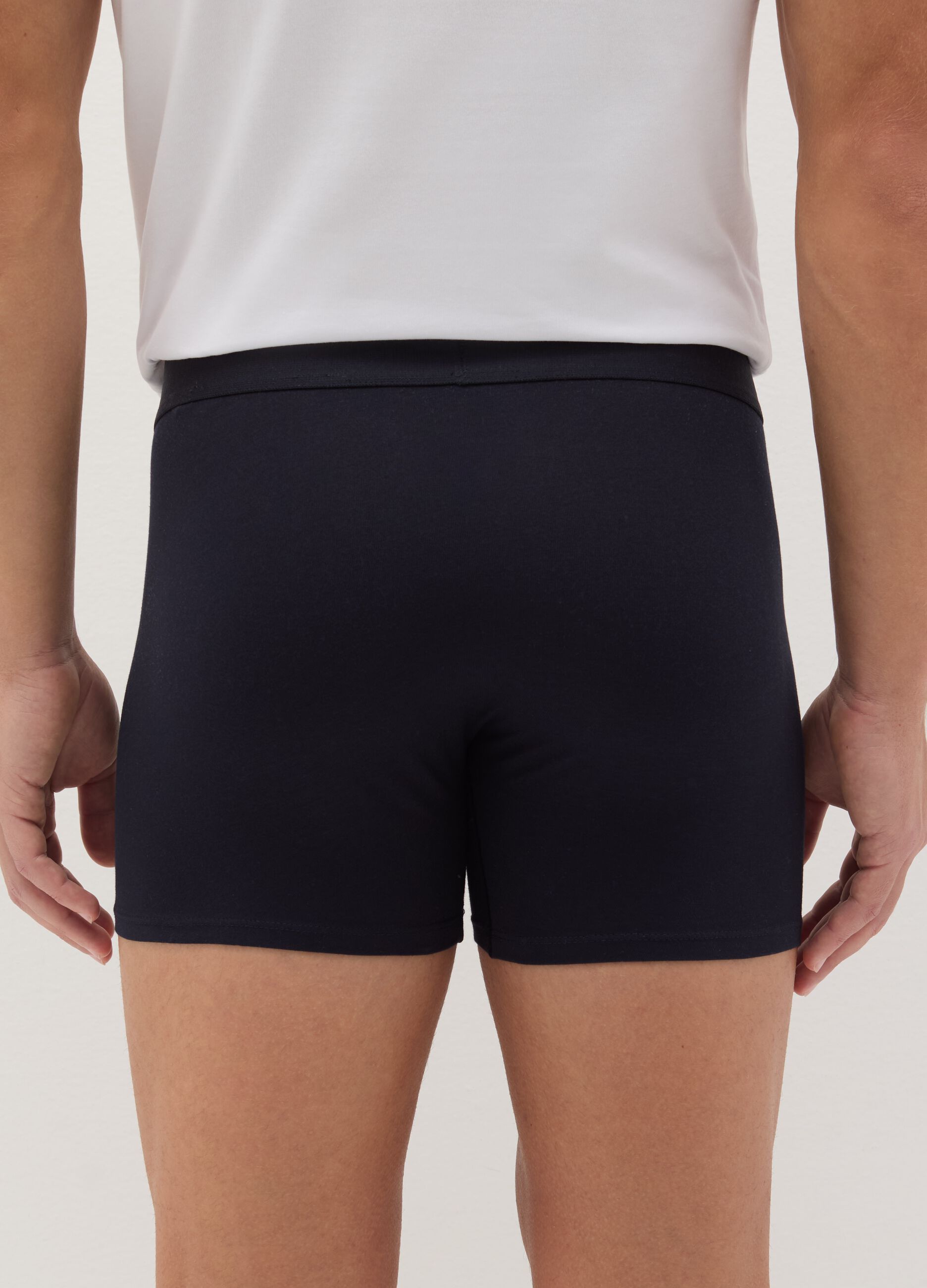 Tripack boxer midi con elastico esterno