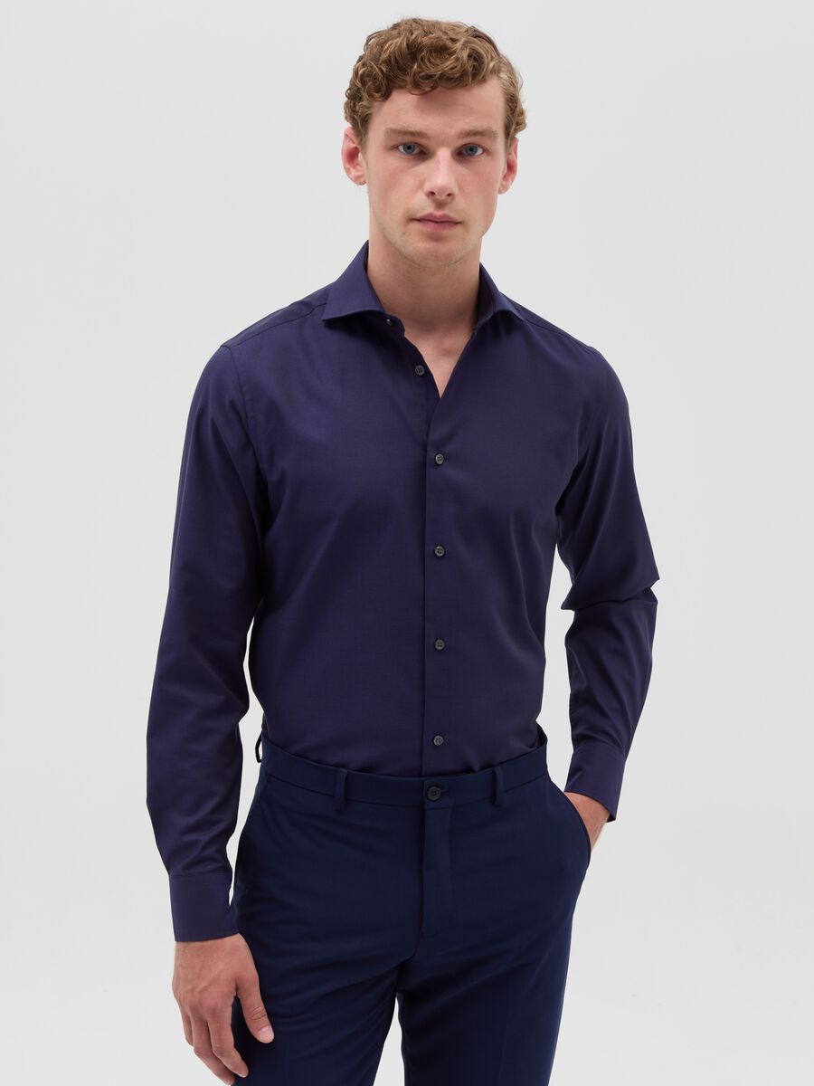 Slim-fit easy-iron shirt_0