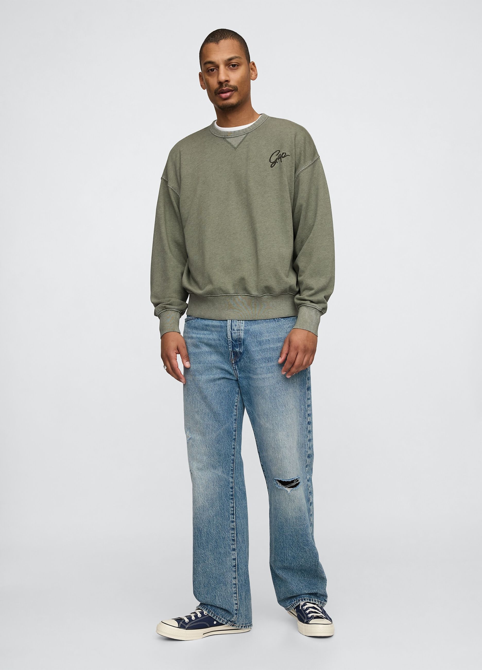 Green Gap fabric blend sweatshirt