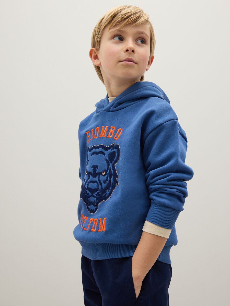 Blue sweatshirt for kids_0